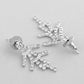 VOJ AD Stone Studded Silver Plated Designer Jewellery Set - Swadesiicart