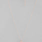 VOJ Rose Gold-Polished Chain With AD Studded crown Shaped Pendent | Swadesiicart
