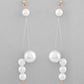 VOJ Pearl Studded Handcrafted Classic Drop Earrings - Swadesiicart