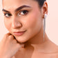 VOJ Silver-Plated Handcrafted Pearl Studded Classic Drop Earrings - Swadesiicart