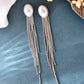 VOJ Silver-Plated Handcrafted Pearl Studded Classic Drop Earrings - Swadesiicart