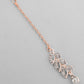 VOJ Gold-Polished CZ-Studded Jewellery Set With Mangtikka - Swadesiicart