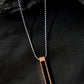VOJ Silver Plated Men Chain With Rectangular Shaped Pendent | Swadesiicart