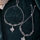 VOJ Set of 2 Silver Plated Dancing Girl Anklet - Swadesiicart