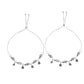 VOJ Set of 2 Silver Plated Bird And Rose Shaped Anklet - Swadesiicart