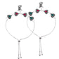 VOJ Set of 2 Silver Plated Dancing Couple Anklet - Swadesiicart