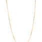 VOJ Gold-Polished Designer Biscuit Shaped Chain For Women - Swadesiicart