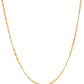 VOJ Gold-Polished Designer Biscuit Shaped Chain For Women - Swadesiicart