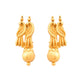 VOJ Gold-Polished Designer Necklace With Earrings Set - Swadesiicart