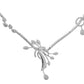 VOJ Silver Toned Stylish Ad- Studded Jewellery Set - Swadesiicart
