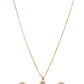 VOJ Gold-Polished Pink Stone Studded Chain Set - Swadesiicart