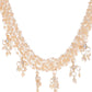 VOJ Gold-Polished Multi Layered Pearl Choker With Earrings Set | Swadesiicart