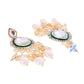 VOJ Gold-Polished White Kundan Stone Studded Choker With Earrings And Maang Tikka Set | Swadesiicart
