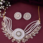 VOJ Gold-Polished Kundan Studded Choker Jewellery Set - Swadesiicart