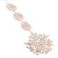 VOJ Gold-Polished Kundan Studded Earrings with Maang Tikka - Swadesiicart