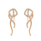 VOJ Ad Stone Studded Designer Gold-Polished Jewellery Set - Swadesiicart