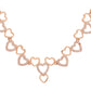 VOJ Ad Stone Studded Heart Shaped Designer Gold-Polished Jewellery Set - Swadesiicart