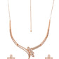 VOJ Gold-Polished Designer Ad Studded Jewellery Set - Swadesiicart