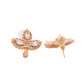 VOJ Gold-Polished Designer Ad Studded Jewellery Set - Swadesiicart