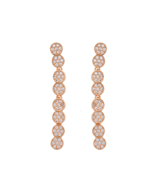 VOJ Gold-Polished Ad Stone Studded Circular Jewellery Set - Swadesiicart