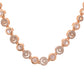 VOJ Gold-Polished Ad Stone Studded Circular Designer Jewellery Set - Swadesiicart