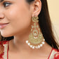 VOJ Copper Plated Designer Long Drop Earrings - Swadesiicart