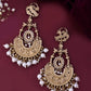 VOJ Copper Plated Designer Long Drop Earrings - Swadesiicart