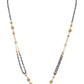 VOJ Gold-Polished Ad Stone Studded Multi Layer Mangalsutra - Swadesiicart