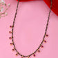 VOJ Gold-Polished Ad Studded Drop Shaped Mangalsutra - Swadesiicart