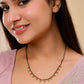 VOJ Gold-Polished Ad Studded Drop Shaped Mangalsutra - Swadesiicart