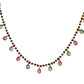 VOJ Gold-Polished Ad Studded Drop Shaped Mangalsutra - Swadesiicart