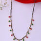VOJ Gold-Polished Ad Studded Drop Shaped Mangalsutra - Swadesiicart