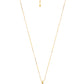 VOJ Gold-Polished Designer Ad Studded Pendant With Chain - Swadesiicart