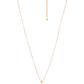 VOJ Gold-Polished Flower Shaped AD Studded Pandent With Chain - Swadesiicart