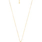 VOJ Gold-Polished Swan Shaped Ad Studded Pendant With Chain - Swadesiicart