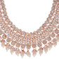 VOJ Gold-Polished Stone Studded Choker Jewellery Set With Maang Tikka - Swadesiicart
