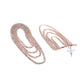 VOJ Gold-Polished Stone Studded Necklace With Earrings Set - Swadesiicart