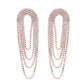 VOJ Gold-Polished Stone Studded Necklace With Earrings Set - Swadesiicart