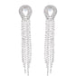 VOJ Silver Plated Stone Studded Necklace With Earrings Set - Swadesiicart