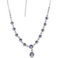 VOJ Silver Plated Blue Ad Stone Studded Jewellery Set - Swadesiicart