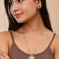 VOJ Dual Toned Ad-Studded Coin Chain Set - Swadesiicart