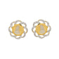VOJ Dual Toned Ad-Studded Coin Chain Set - Swadesiicart