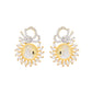 VOJ Dual Toned Ad-Studded Crown Chain Set - Swadesiicart