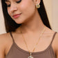 VOJ Dual Toned Ad-Studded Designer Chain Set - Swadesiicart