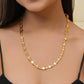 VOJ Gold-Polished Designer Square Women Chain | Swadesiicart
