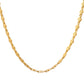 VOJ Gold-Polished Designer Oval Women Chain | Swadesiicart