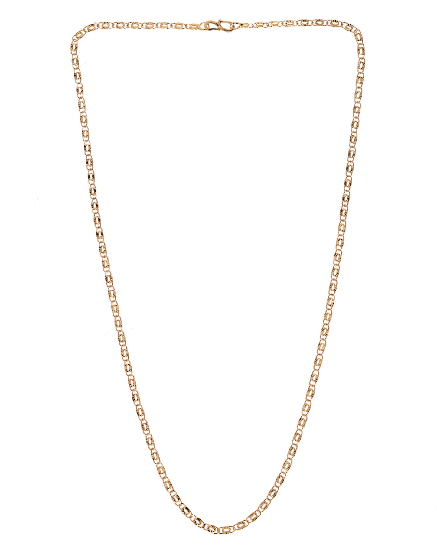 VOJ Gold-Polished Designer Women Chain - Swadesiicart