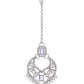 VOJ Silver-Plated American Diamond-Studded Jewellery Set - Swadesiicart