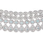 VOJ Silver-Plated American Diamond Studded Jewellery Set - Swadesiicart