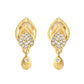 VOJ Gold-Polished AD Stone Studded Designer Chain Set | Swadesiicart